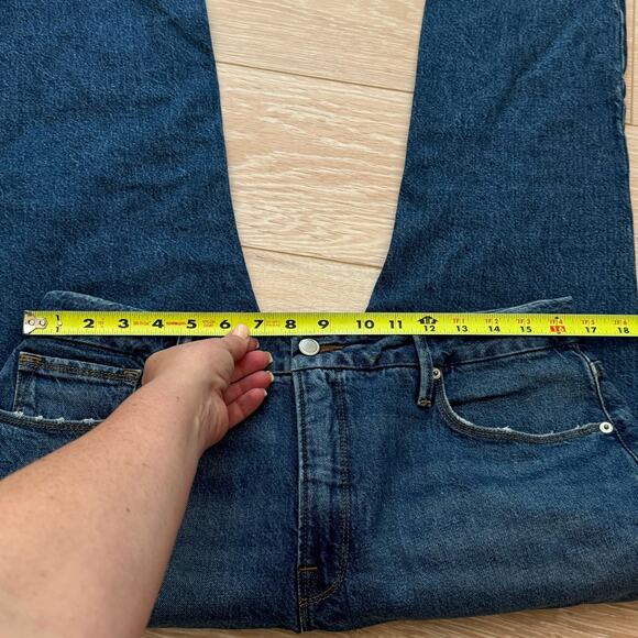 10/30 Good American Straight Leg Jeans Distressed Jeans - Picture 7 of 12